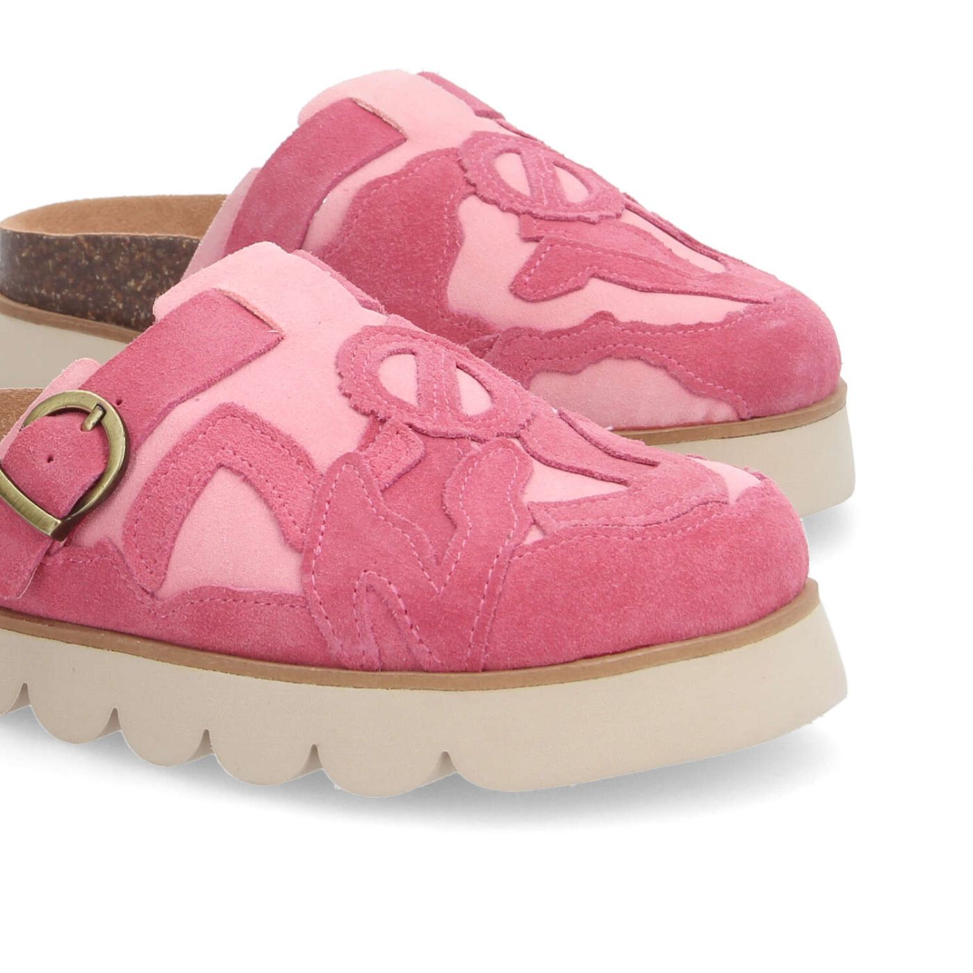 SANDY MULE W - SUEDE/SUEDE - ROSA/ROSA PALLIDO
